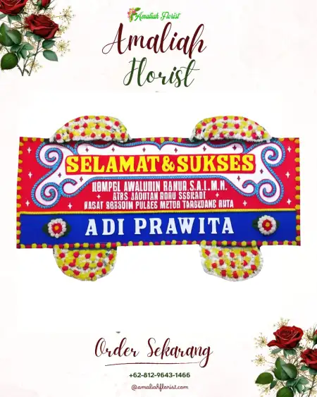 Papan Bunga Ucapan Selamat Pagerwesi